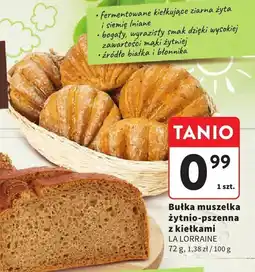 Intermarche Bułka muszelka żytnio-pszenna z kielkami La Lorraine oferta