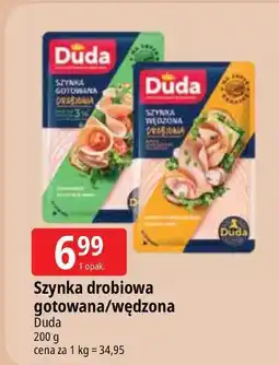 E.Leclerc Szynka drobiowa gotowana/wędzona Duda oferta