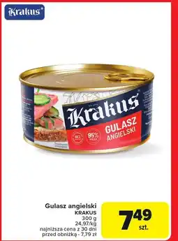Carrefour Market Gulasz angielski Krakus oferta