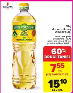 Carrefour Market Olej słonecznikowy Wielkopolski Princes Group oferta