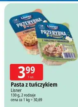 E.Leclerc Pasta z tuńczykiem Lisner oferta
