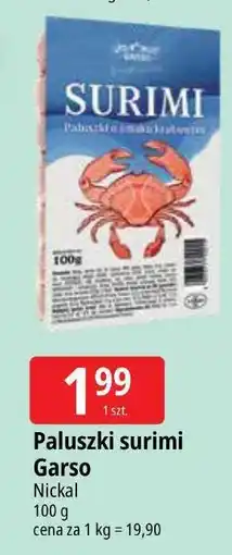 E.Leclerc Paluszki surimi Garso Nickel oferta