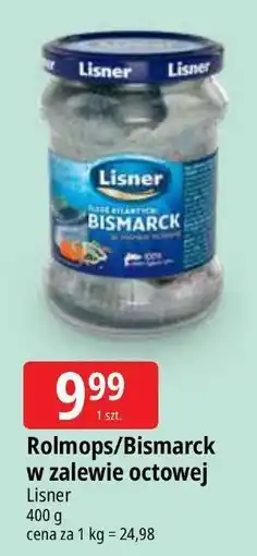 E.Leclerc Rolmops/Bismarck w zalewie octowej Lisner oferta