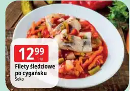 E.Leclerc Filety śledziowe po cygańsku Seko oferta