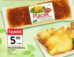 Intermarche Placek drożdżowy OSKROBA oferta