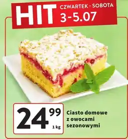 Intermarche Ciasto domowe z owocami sezonowymi Intermarche oferta
