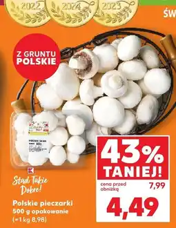 Kaufland Pieczarki polskie, 1 opak. Kaufland oferta