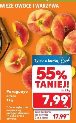 Kaufland Brzoskwinie Paraguayo 1 kg Kaufland oferta