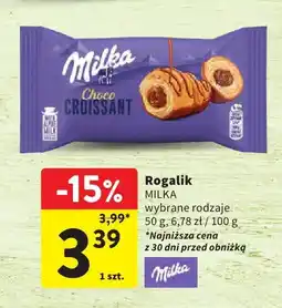 Intermarche Rogalik MILKA wybrane rodzaje oferta