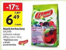 Intermarche Napój herbaciany EKLAND wybrane rodzaje oferta