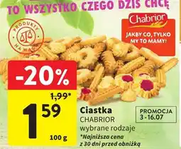 Intermarche Ciastka Chabrior oferta