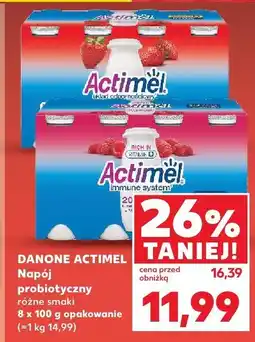 Kaufland Napój probiotyczny Actimel różne smaki Danone oferta