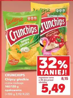 Kaufland Chipsy Crunchips różne rodzaje oferta