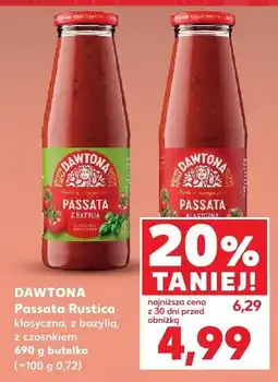 Kaufland Passata klasyczna, z bazylią, z czosnkiem Dawtona oferta