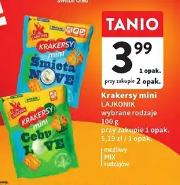 Intermarche Krakersy mini Lajkonik oferta