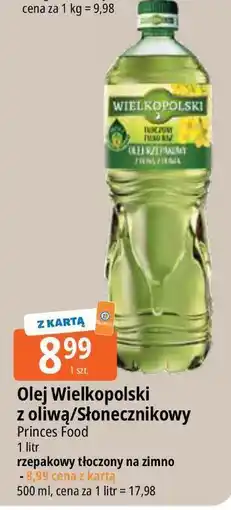 E.Leclerc Olej Wielkopolski z oliwą/słonecznikowy Princes Food oferta