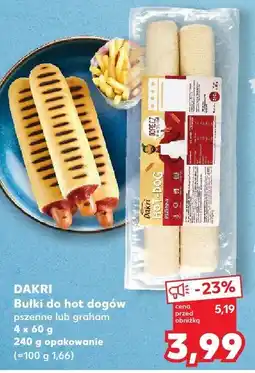 Kaufland Bułki do hot dogów Dakri oferta