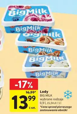 Intermarche Lody Big Milk Algida oferta