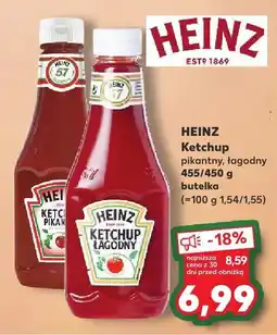Kaufland Ketchup Heinz pikantny, łagodny oferta