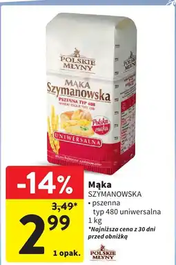 Intermarche Mąka pszenna typ 480 uniwersalna Szymanowska Polskie Młyny oferta