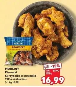 Kaufland Skrzydełka z kurczaka Piwoszki Morliny oferta