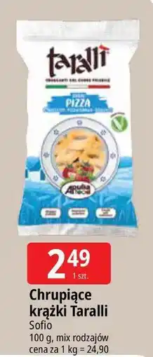 E.Leclerc Chrupiące krakerki Taralli pizza Sofio oferta