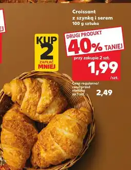 Kaufland Croissant z szynką i serem Kaufland oferta