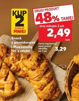 Kaufland Snack z pomidorami i Mozzarellą Kaufland oferta