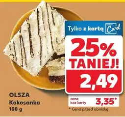 Kaufland Ciastko kokosanka OLSZA oferta