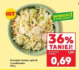 Kaufland Surówka świeży ogórek i rzodkiewka Kaufland oferta