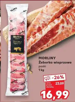 Kaufland Żeberka wieprzowe MORLINY oferta