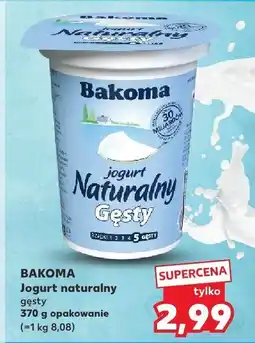 Kaufland Jogurt naturalny gęsty Bakoma oferta