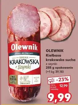 Kaufland Kiełbasa krakowska sucha OLEWNIK oferta