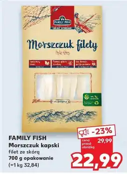 Kaufland Morszczuk kapski filet ze skórą Family Fish oferta