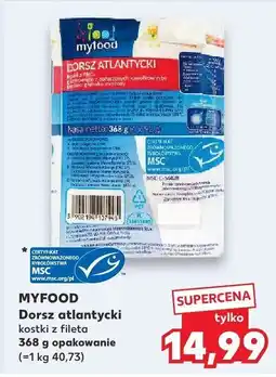 Kaufland Dorsz atlantycki kostki z fileta MyFood oferta