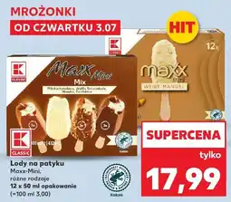 Kaufland Lody na patyku Maxx-Mini K-Classic oferta