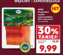 Kaufland Szynka szwarcwaldzka WEIN oferta