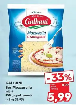 Kaufland Ser mozzarella wiórki Galbani oferta