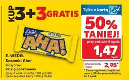 Kaufland Sezamki Aha! E. Wedel oferta
