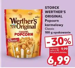 Kaufland Popcorn karmelowy Werther's Original Classic Storck oferta