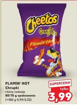 Kaufland Chrupki Cheetos Flamin' Hot oferta