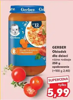 Kaufland Obiadek dla dzieci Gerber oferta