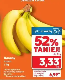 Kaufland Banany 1 kg Kaufland oferta
