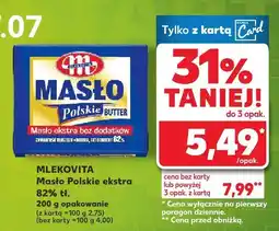 Kaufland Masło polskie ekstra Mlekovita oferta
