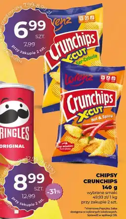 Duży Ben Chipsy Crunchips X-Cut różne smaki 140g Lorenz oferta