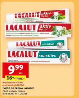 Auchan Pasta do zębów Lacalut oferta