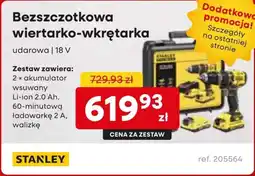 3W Bezszczotkowa wiertarko-wkrętarka Stanley oferta