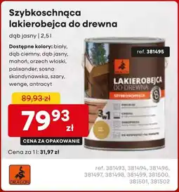 3W Szybkoschnąca lakierobejca do drewna Dragon oferta