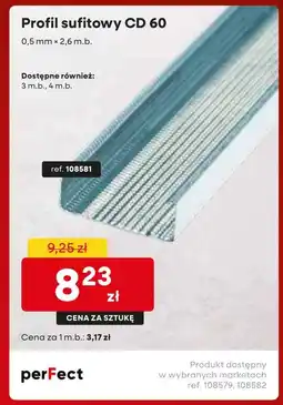 3W Profil sufitowy Perfect oferta