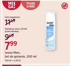 Rossmann Żel do golenia Isana oferta